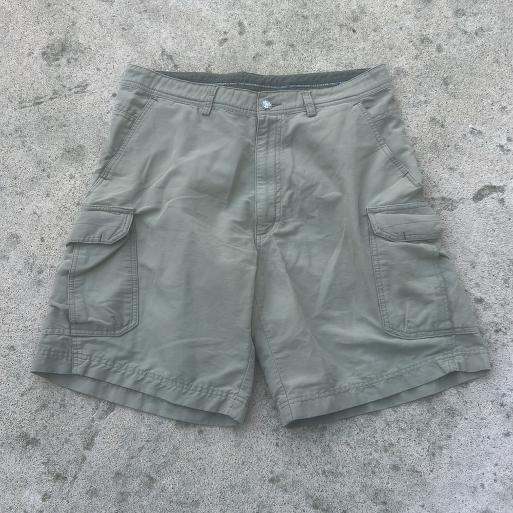 REI Men's Tan Cargo Hiking Shorts Size 34